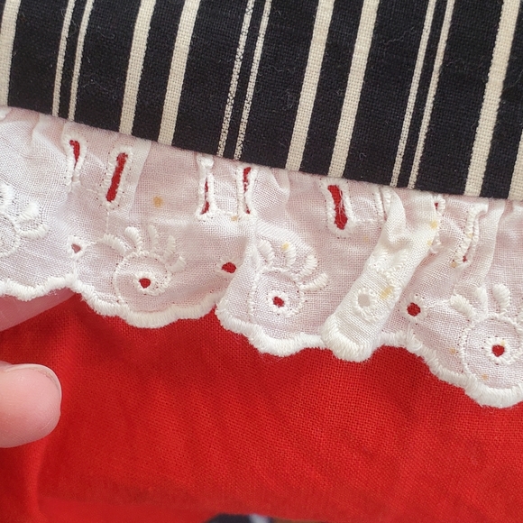 Striped Vintage Apron - Picture 6 of 8